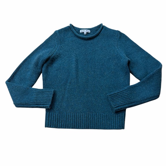 Alex Mill Sweaters - Alex Mill Extrafine Merino Wool Green Sweater